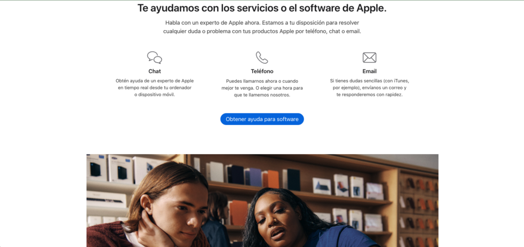Apple Store tīmekļa vietnes tikšanās