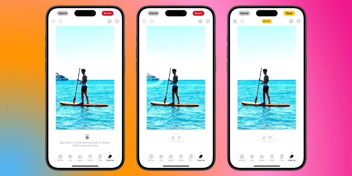 iOS 18 eliminar objetos de foto