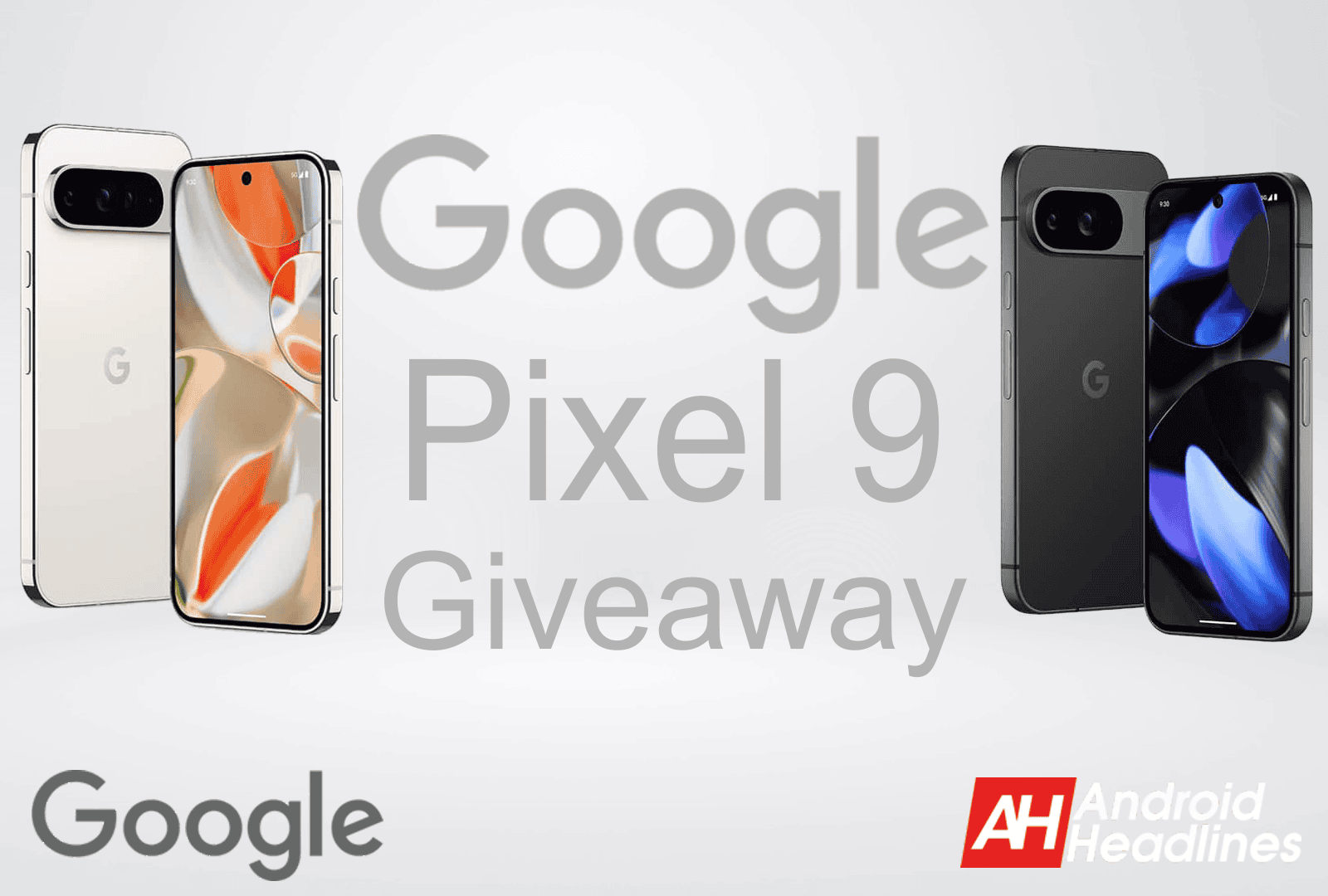 Laimē Google Pixel 9 vai Pixel 9 Pro XL ar Android virsrakstiem!