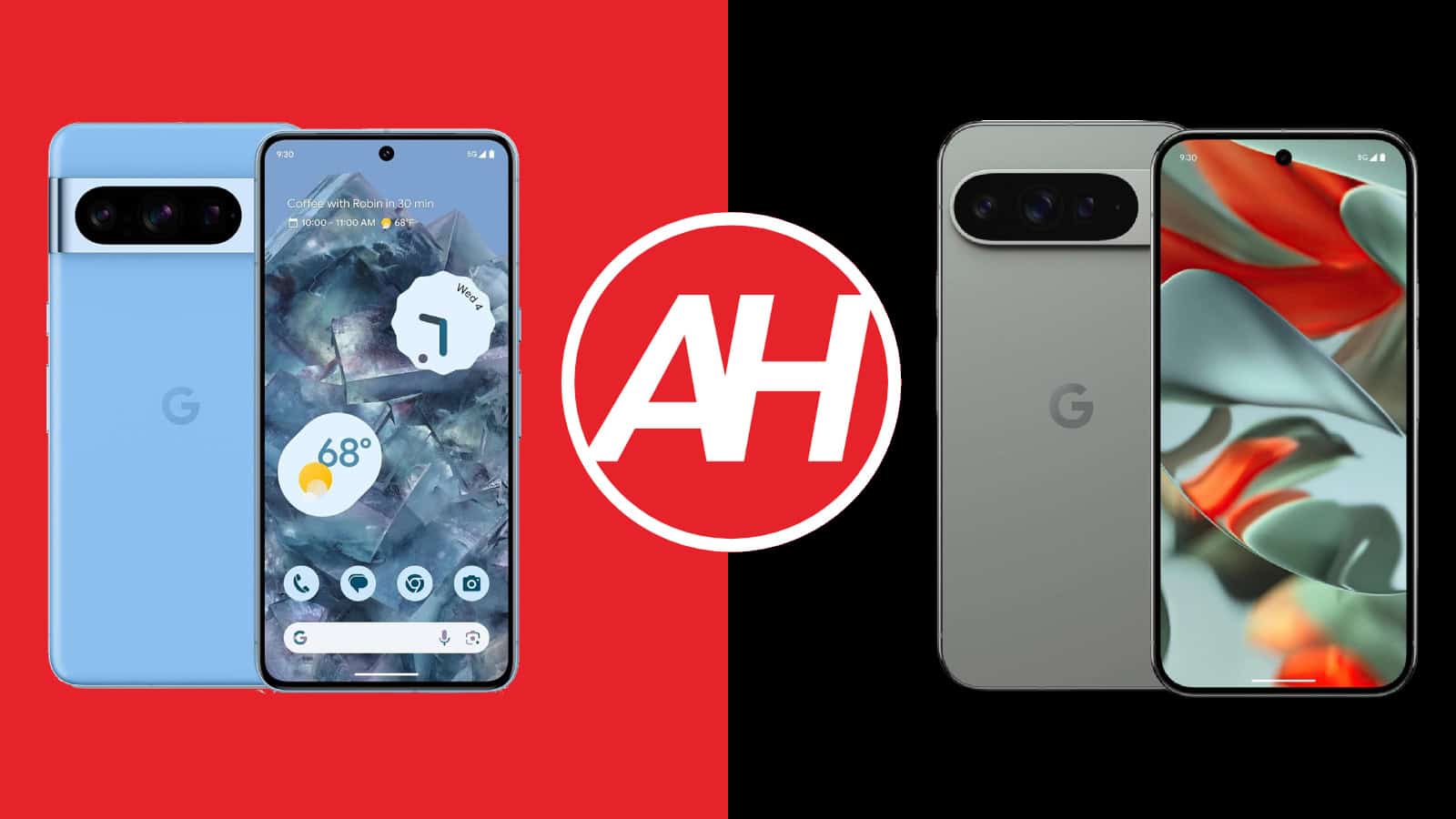 Tālruņu salīdzinājumi: Google Pixel 8 Pro vs Google Pixel 9 Pro XL