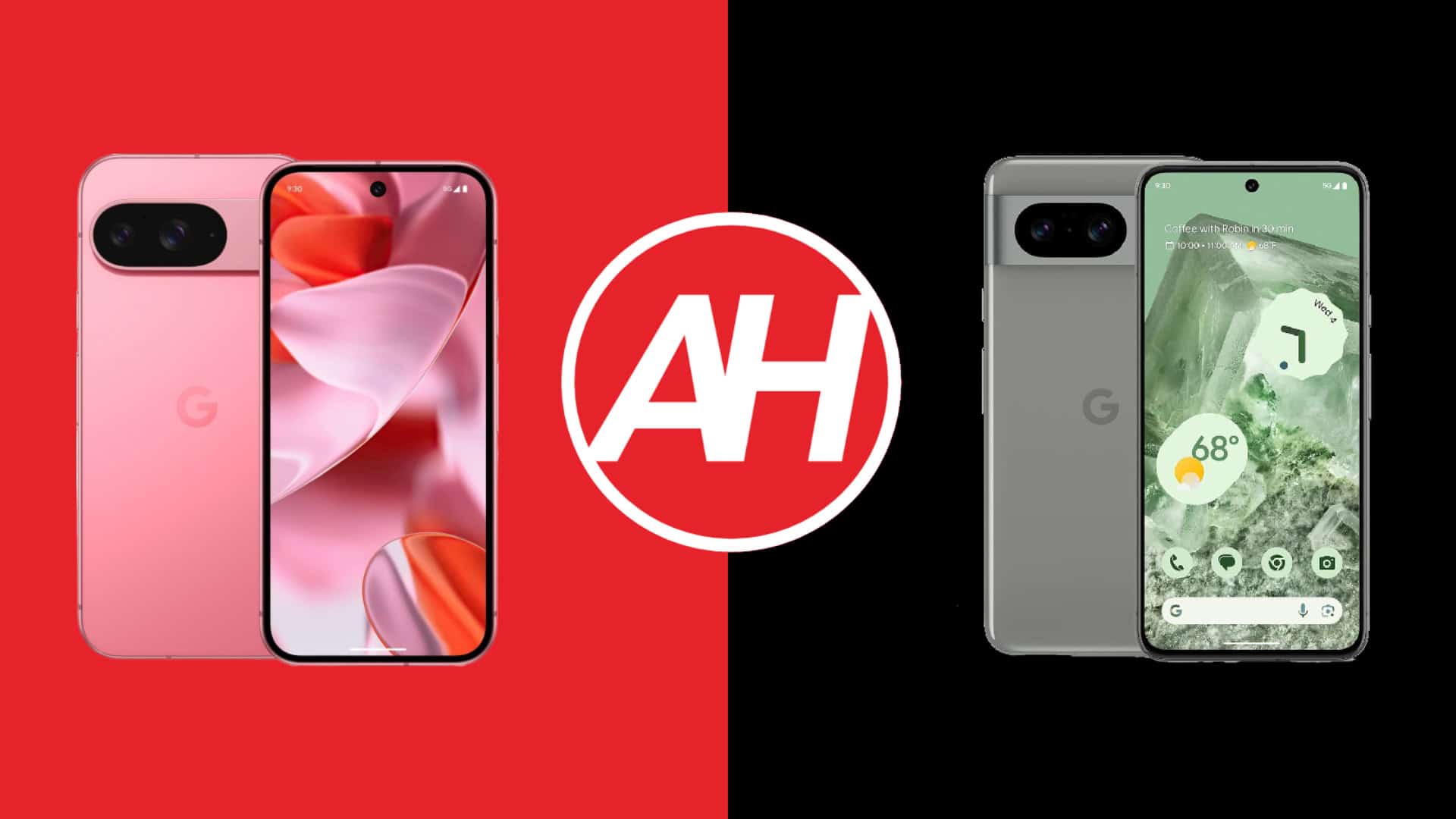 Tālruņu salīdzinājumi: Google Pixel 9 vs Google Pixel 8