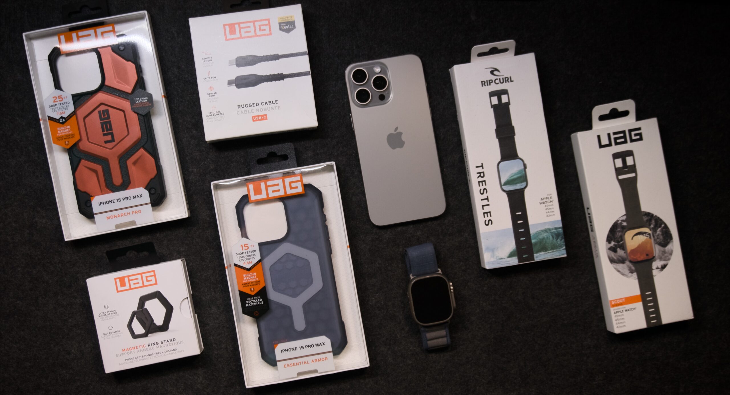 Labākie UAG aksesuāri jūsu iPhone un Apple Watch