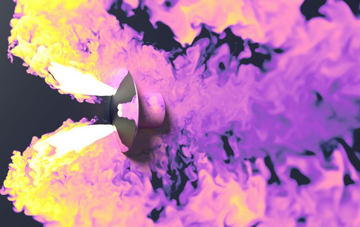 NASA virsskaņas retropropulsijas simulācija