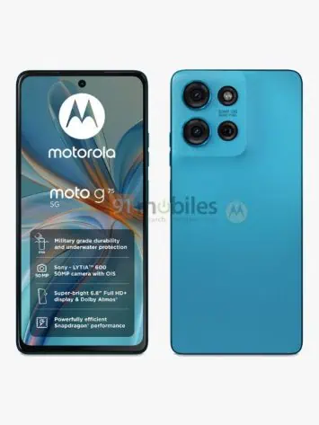 Moto G75 zils