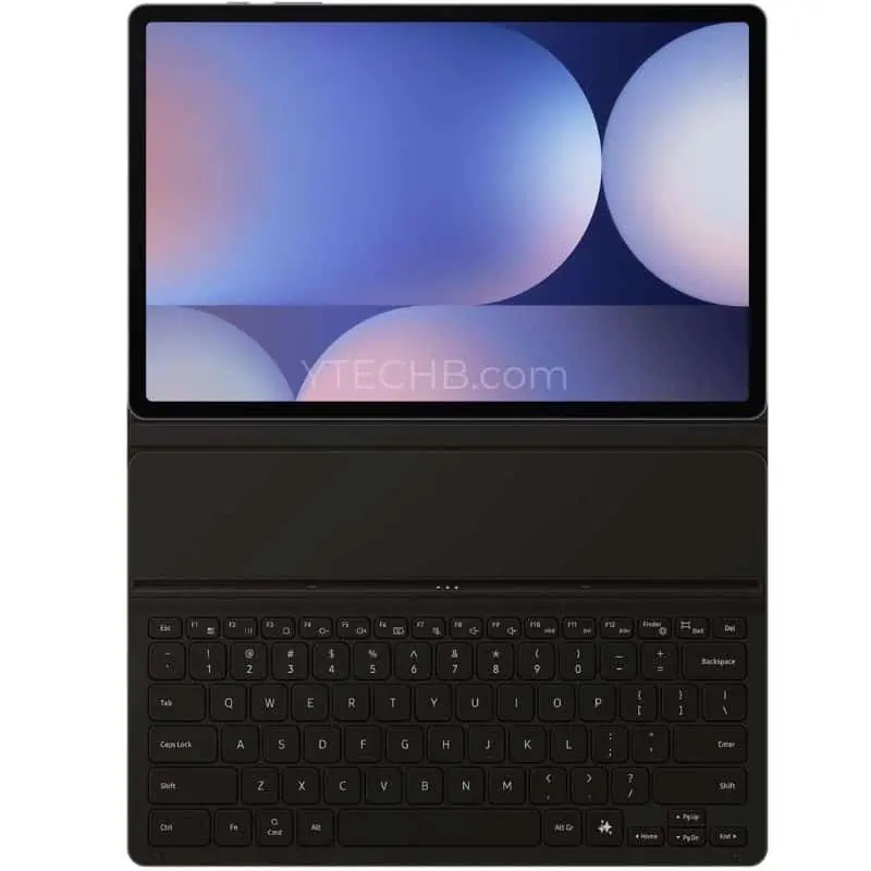 Galaxy Tab S10 tastatūras vāciņš melns