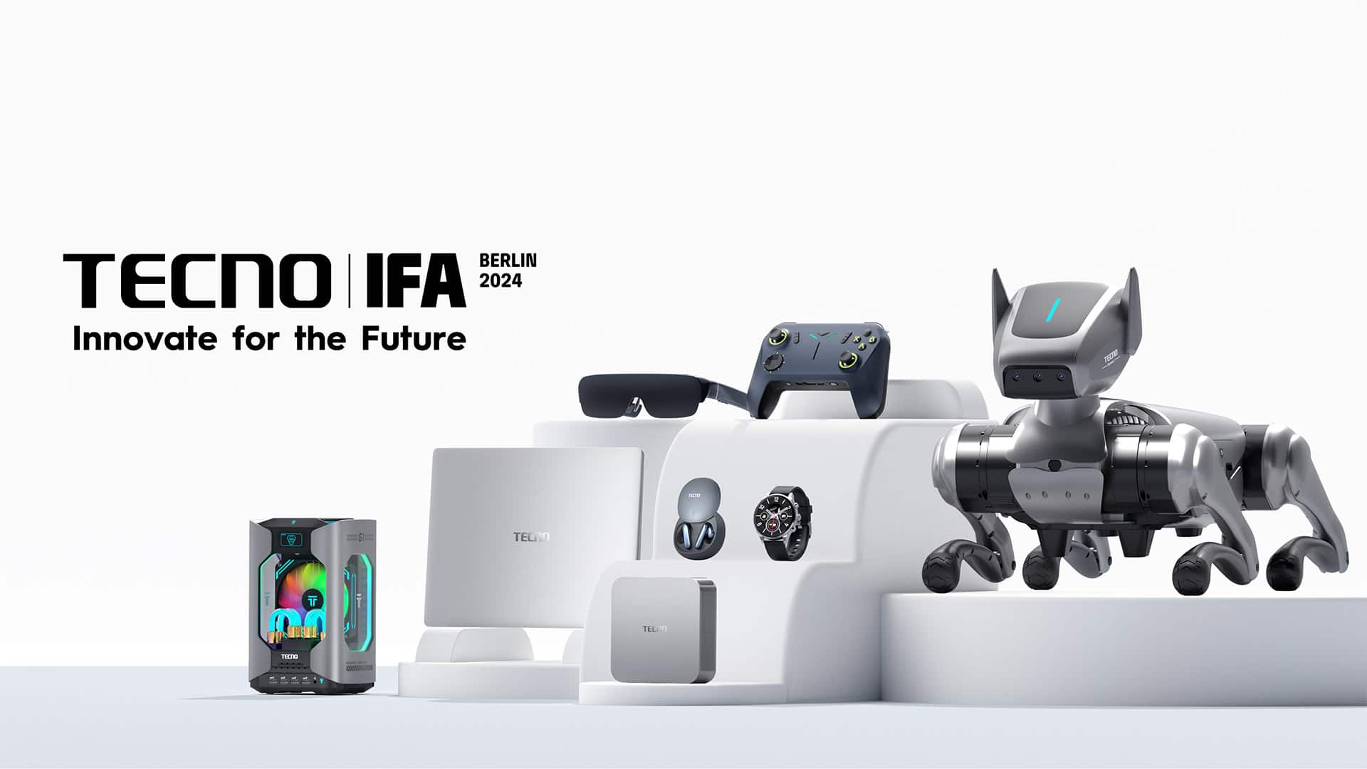 TECNO izstādē IFA 2024: robots suns, AR spēļu komplekts un daudz kas cits
