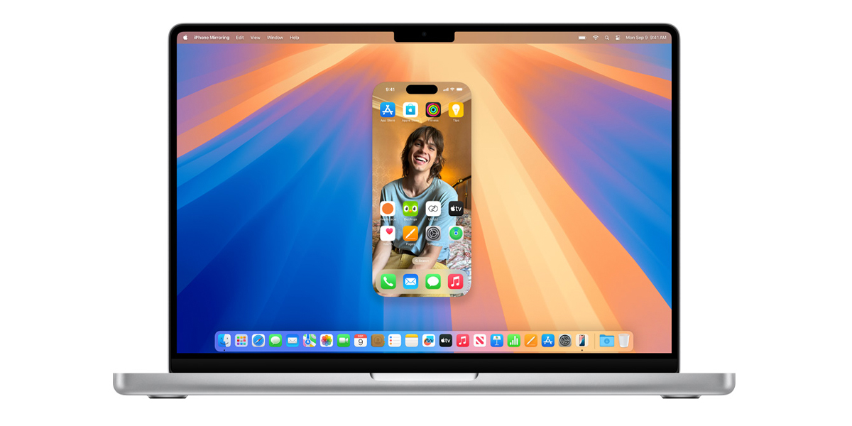iPhone Mirroring en iOS 18.1 y macOS Sequoia 15.1