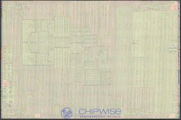 Skats no priekšpuses Apple A18 SoC