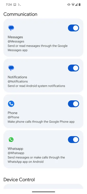 Gemini paplašinājumu kategorijas 4