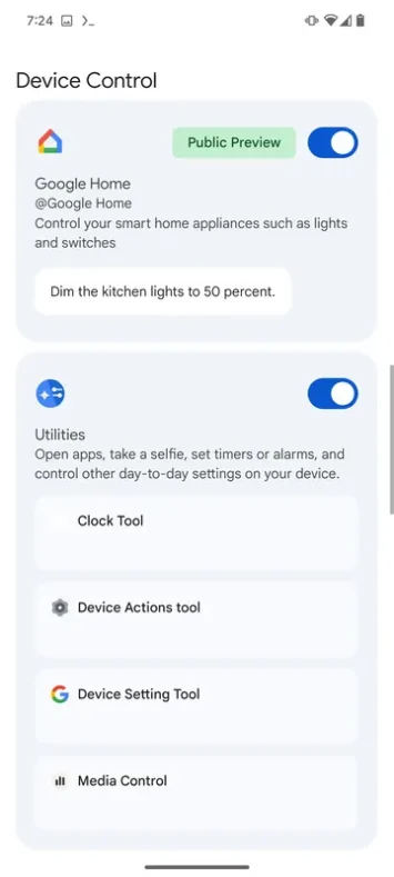 Gemini paplašinājumu kategorijas 3