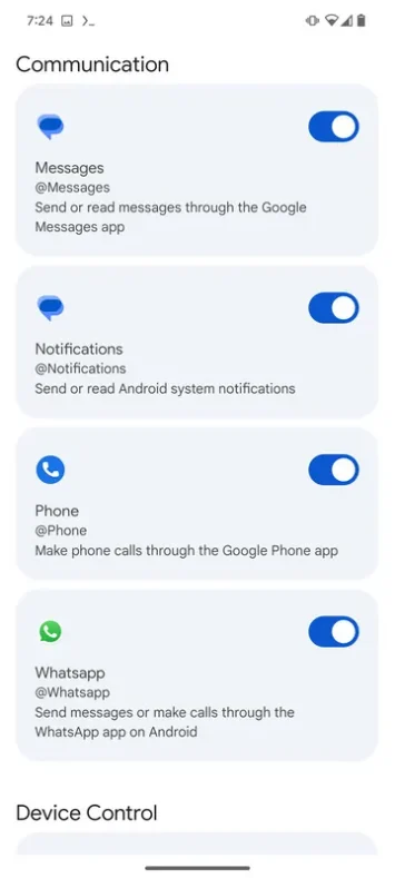Gemini paplašinājumu kategorijas 4