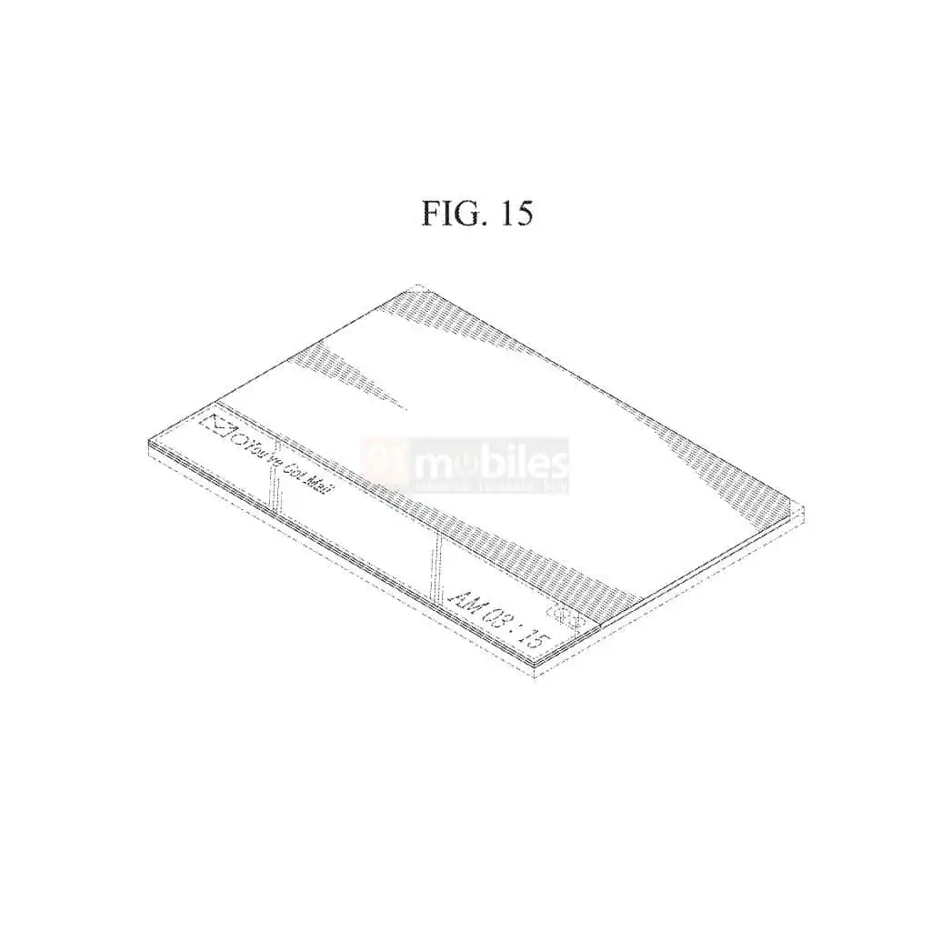 Samsung klēpjdatora saliekamā ekrāna patents 2