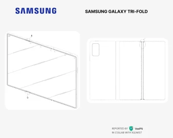 Samsung galaxy trīs salokāms sarullējams patents 1