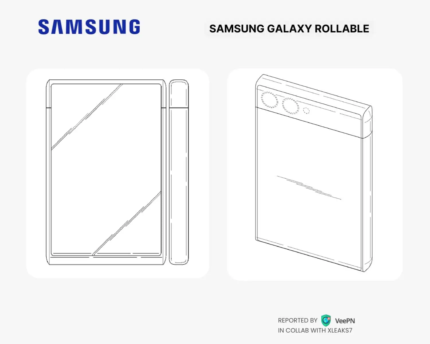 Samsung Rollable Design patents 1