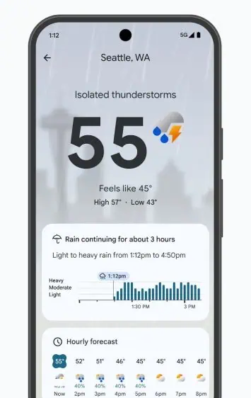 jauna pikseļu laikapstākļu lietotne 2