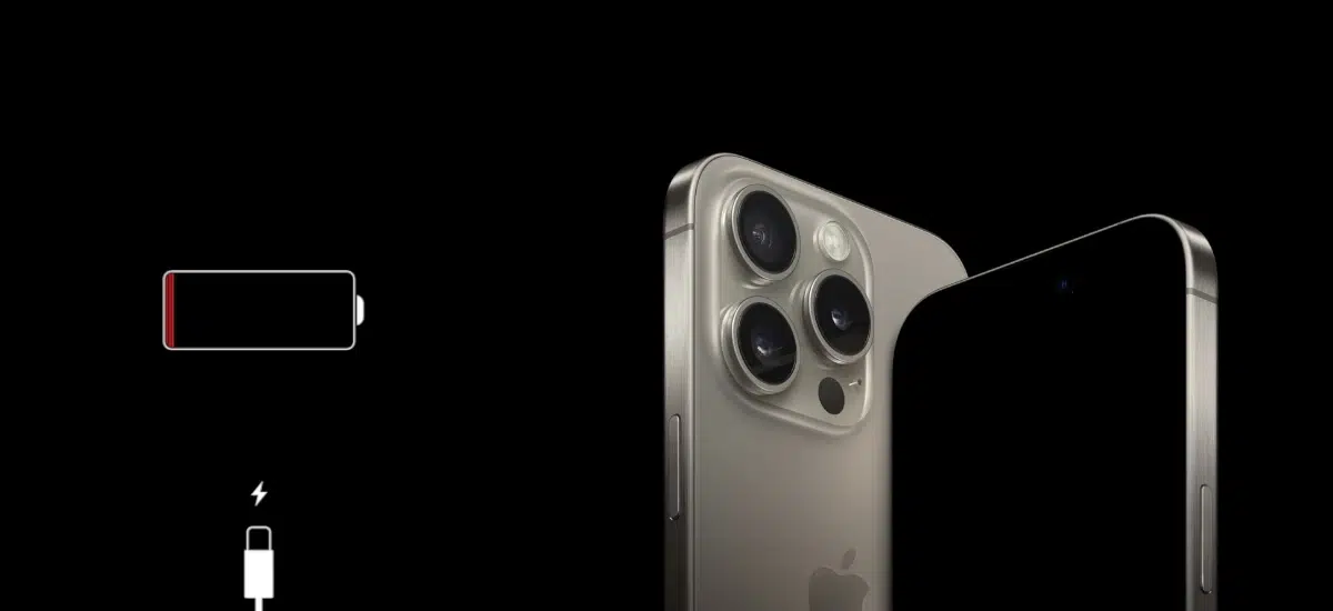 iPhone sin batería