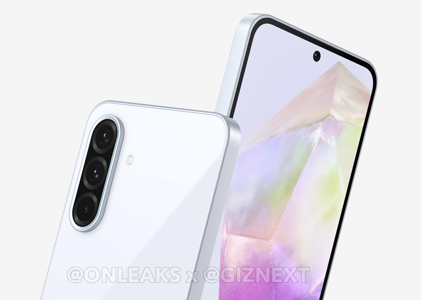 Samsung Galaxy A36 5G jaunais dizains noplūda renderācijās