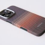 Pitaka taustes auduma futrālis