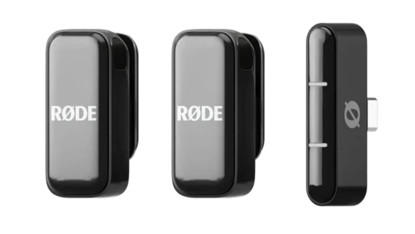 RODE Wireless Micro Black ar zibens uztvērēju