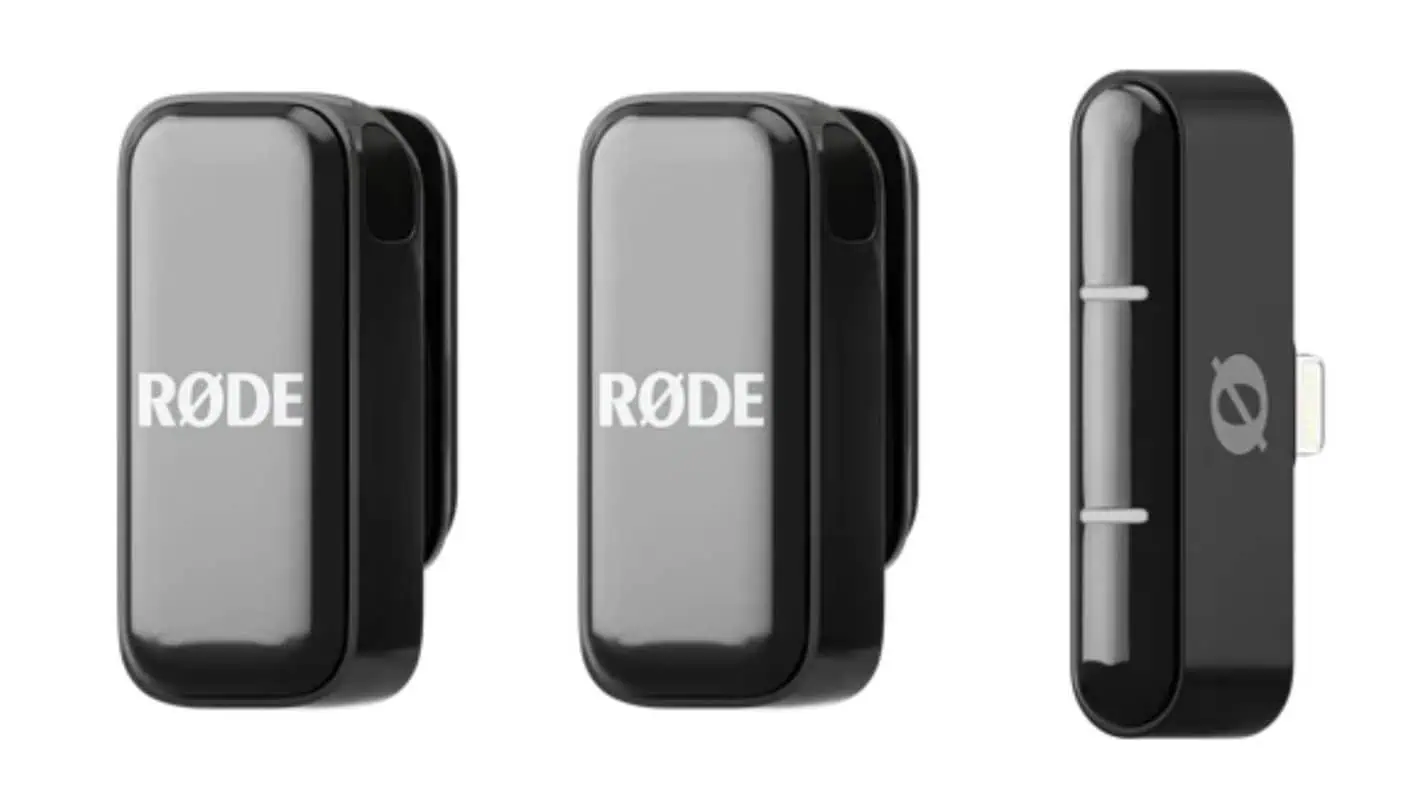 RODE Wireless Micro Black ar USB C uztvērēju