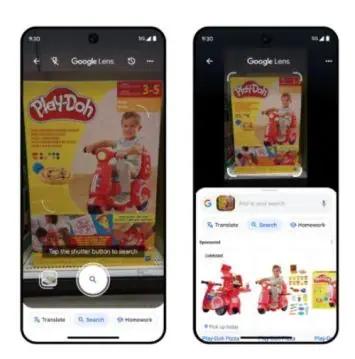 Google Lens veikalā Shopping 1
