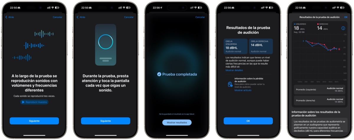 AirPods Pro dzirdes pārbaude 