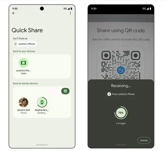 Ātra QR kodu kopīgošana