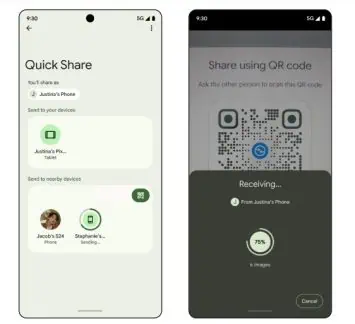 Ātra QR kodu kopīgošana