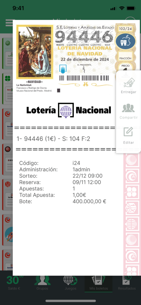 Tiešsaistes Ziemassvētku biļete