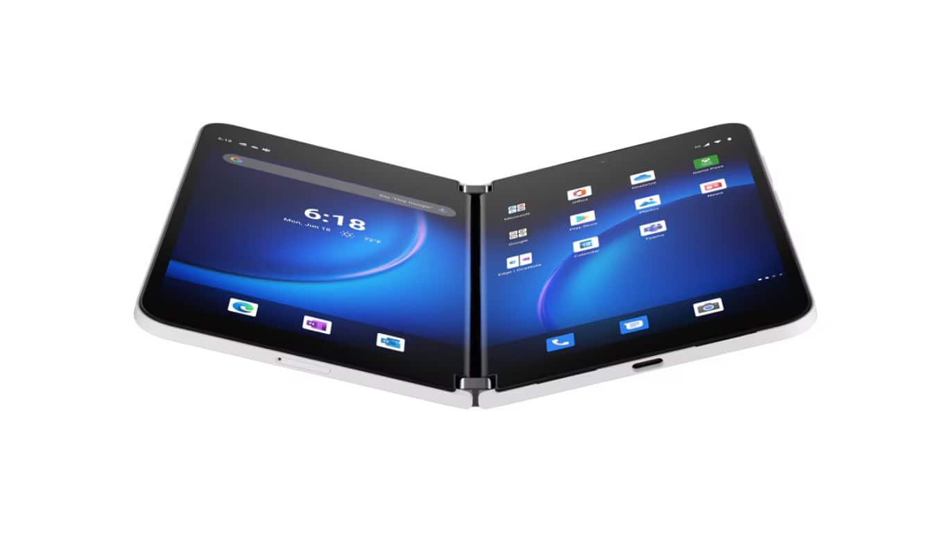 Microsoft Surface Duo tālruņi varētu atgriezties, liecina patents