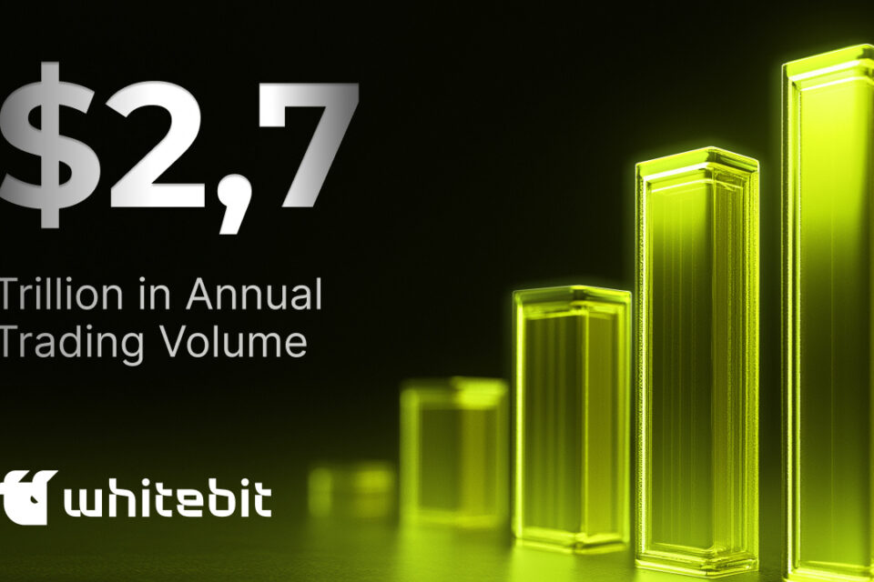 WhiteBIT institucionālais fokuss veicina tirdzniecības apjomu līdz 2,7 triljoniem USD 2024. gadā