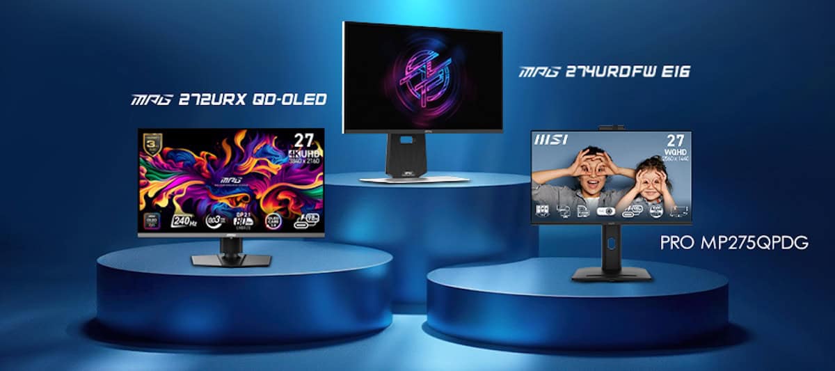 MSI 2025 monitori ietver 600 Hz atsvaidzes intensitāti, OLED un citus