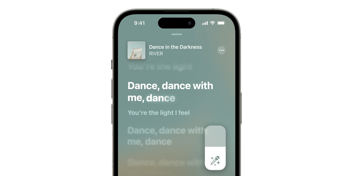 Apple Music Sing operētājsistēmā iOS 16.2