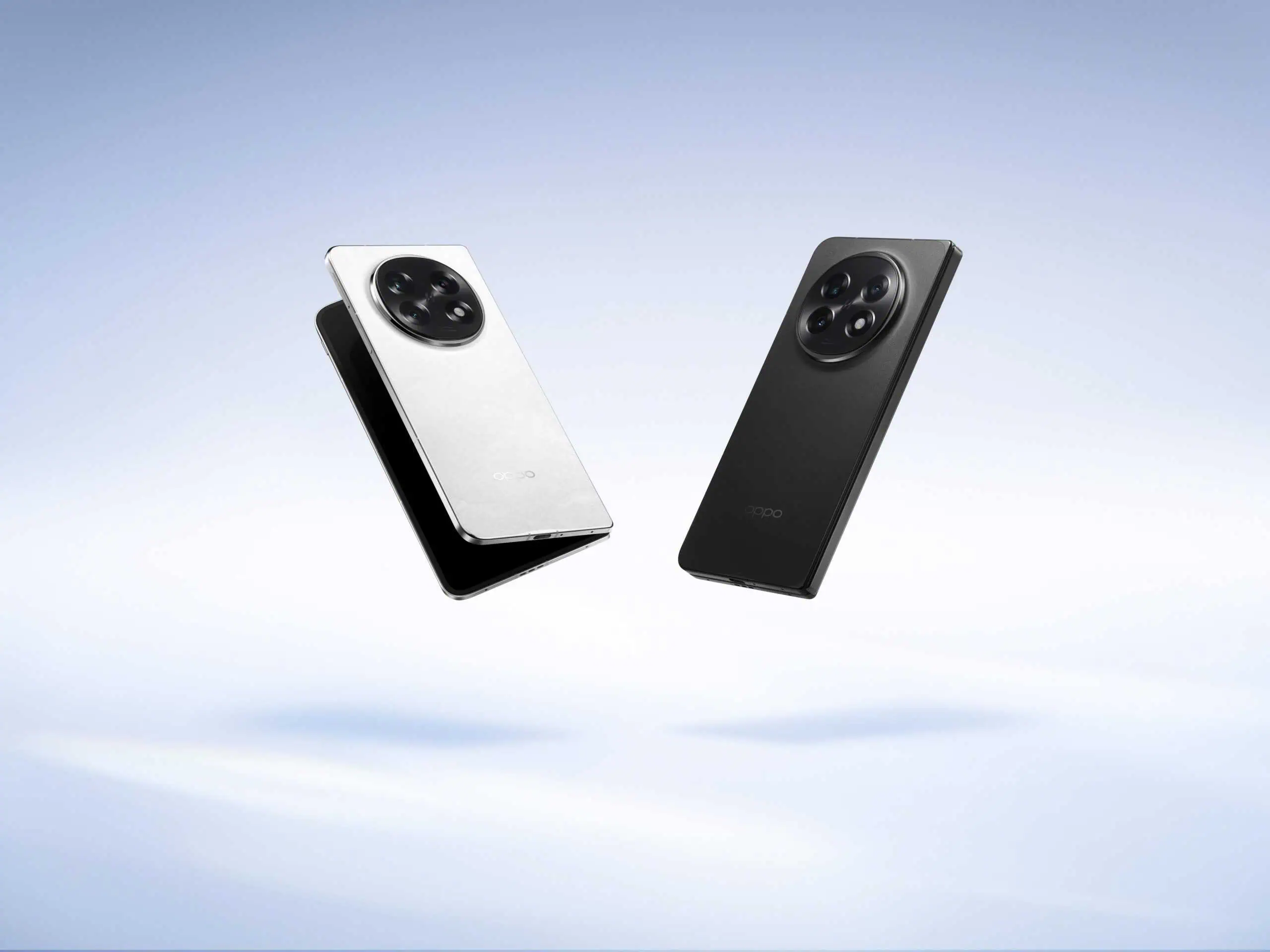 Oppo Atrod N5 miglaini baltu un kosmisko melnu