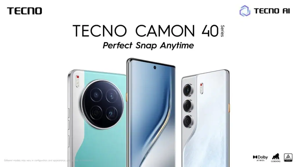 Tecno Camon 40 sērijas tālruņi