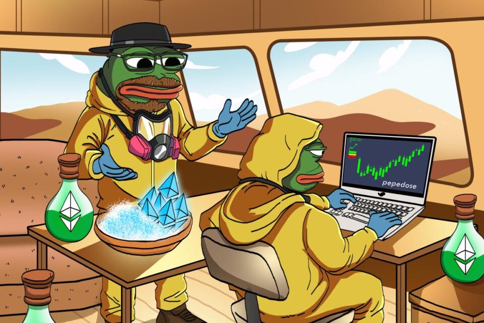 PEPEDOSE ($ PEPD) 24 stundu laikā palielina vairāk nekā 300 000 USD, iestatīts, lai pārveidotu defi ar PEPD marķieri un Meth Layer 2 Blockchain