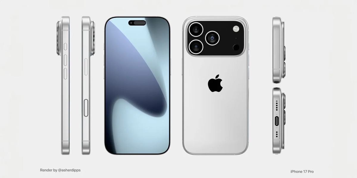 iPhone 17 Pro render