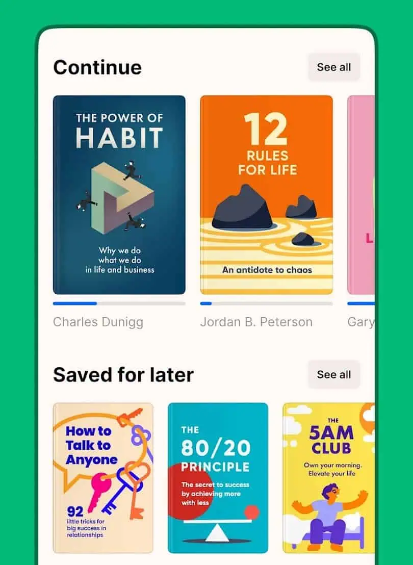 Headway Android App UI dizains (5)