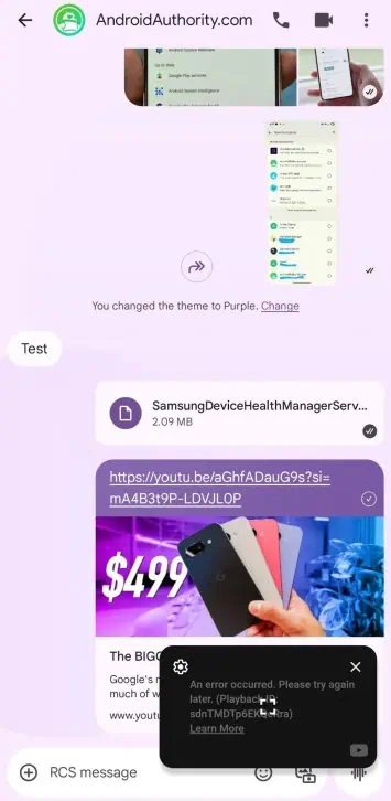 Google ziņojumi YouTube miniplayer return 2