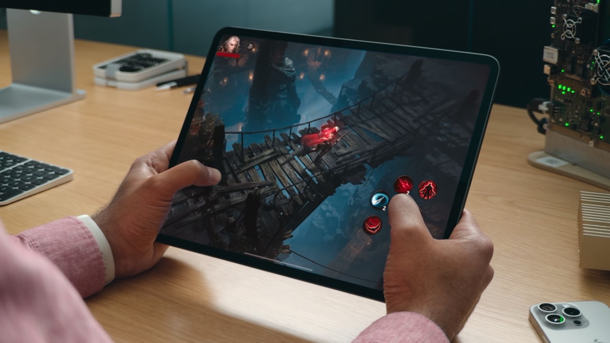 iPad Pro jugando