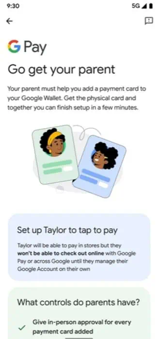 Ļaujiet bērniem izmantot Google maka atbalstu