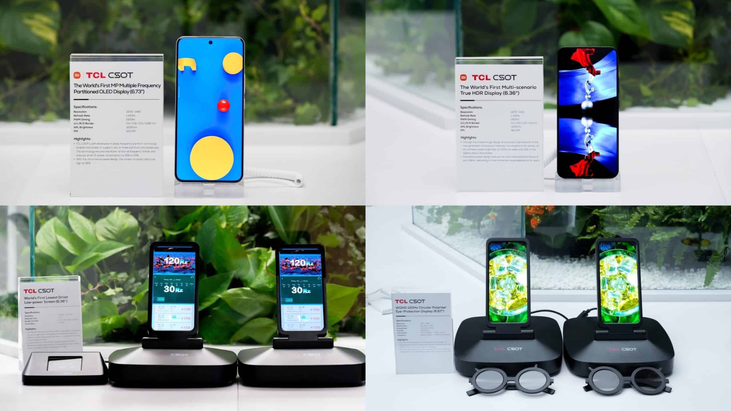 TCL CSOT iepazīstina ar saviem nākamā paaudzes displeja risinājumiem MWC 2025