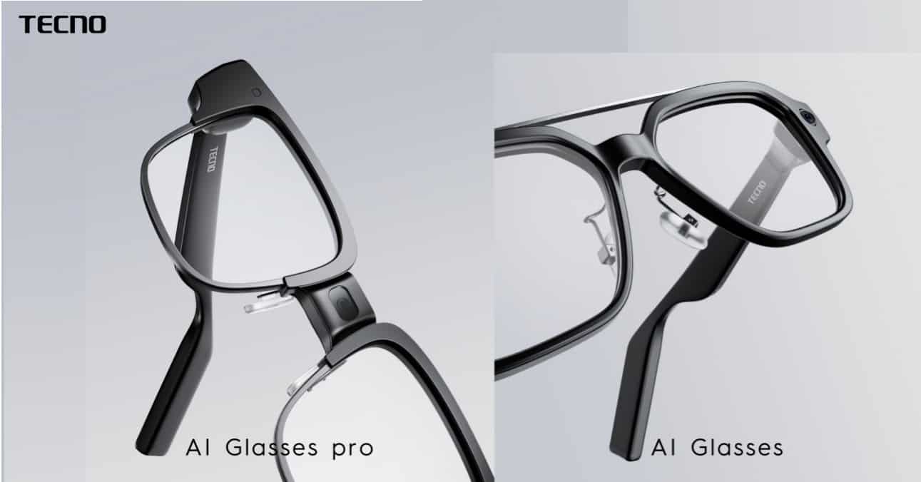 Tecno iepazīstina ar viedo brilles ar AI darbināmām funkcijām