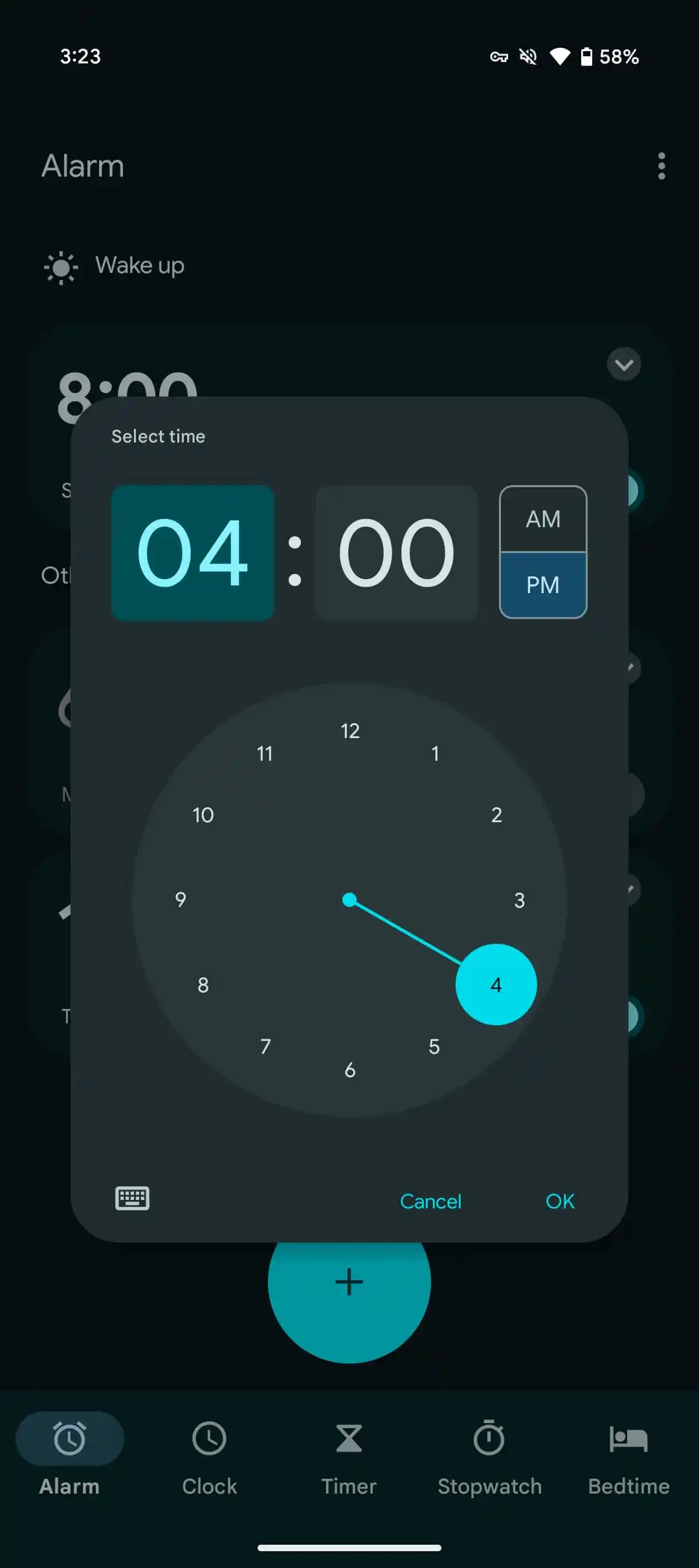 Google pulksteņa materiāls, kuru jūs pašreizējais UI trauksme 2