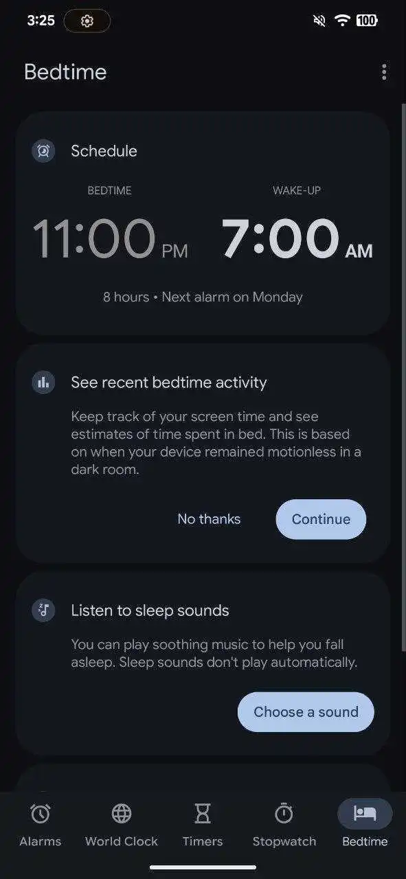 Google Clock izteiksmīga pārveidošana pirms gulētiešanas 1