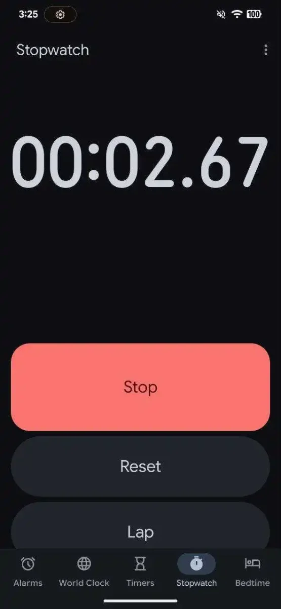 Google Clock izteiksmīgais pārveidošanas hronometrs 2
