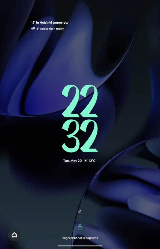 Android 16 bloķēšanas ekrāna pulksteņa pielāgošana 3