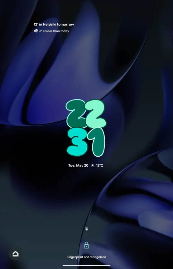 Android 16 bloķēšanas ekrāna pulksteņa pielāgošana 4