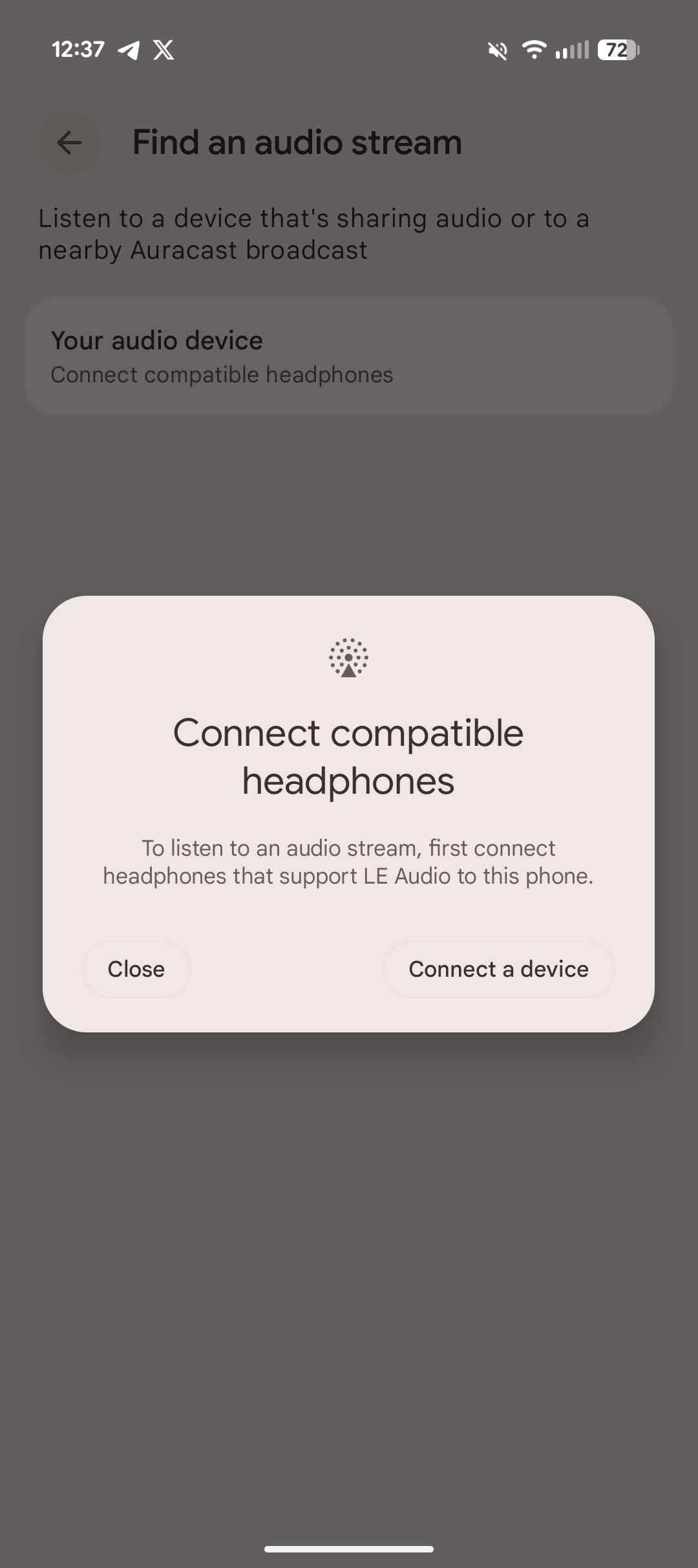 Android 16 QPR1 beta audio koplietošana 3