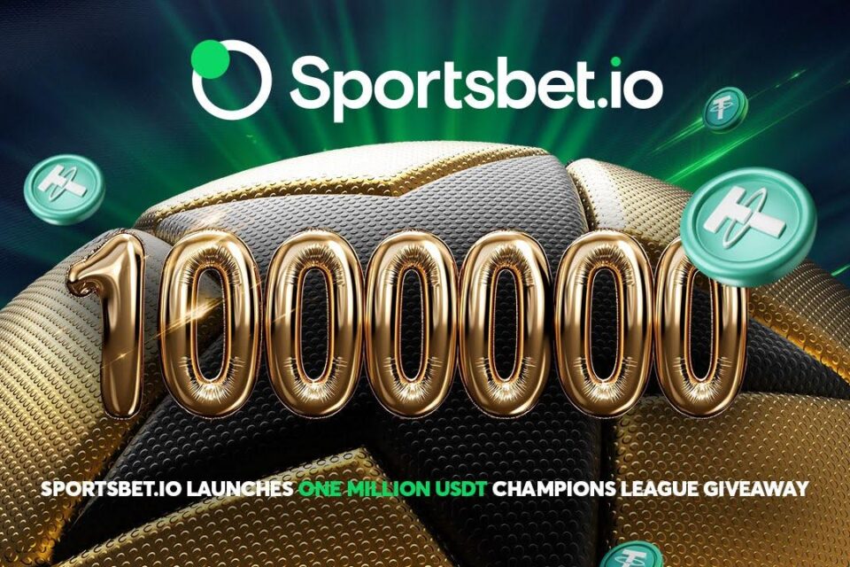 Sportsbet.io atklāj 1 miljonu USD Giveaway, lai atzīmētu Čempionu līgas finālu